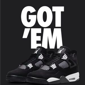 Jordan 4 White Thunder